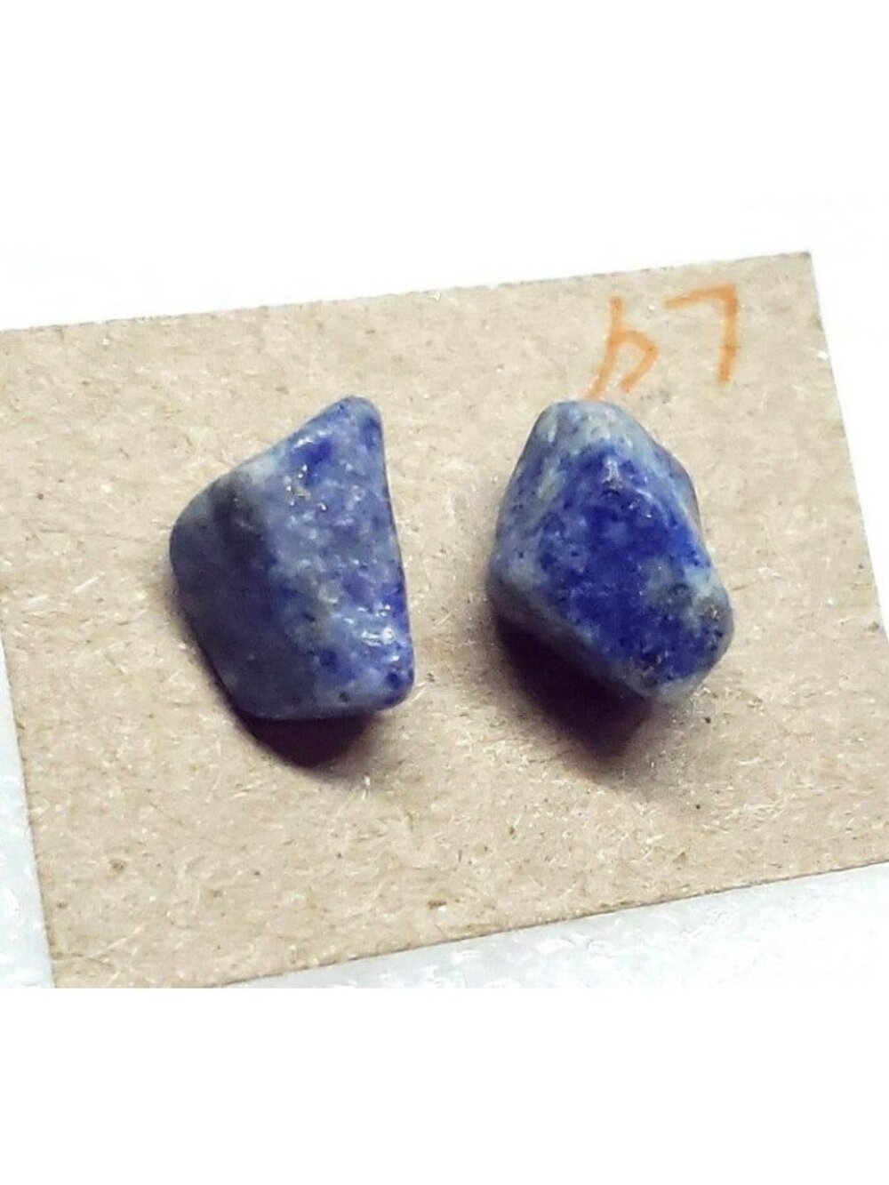 Lapis Lazuli Stud Earrings